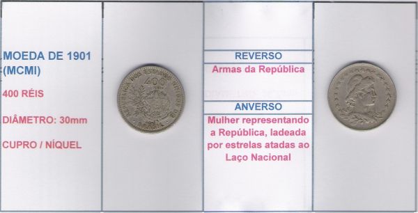 400 RÉIS DE 1901 (MCMI)