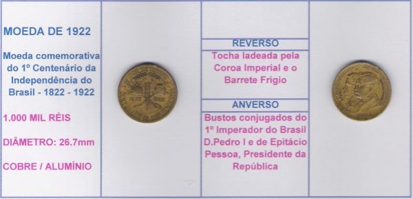 1.000 RÉIS DE 1922